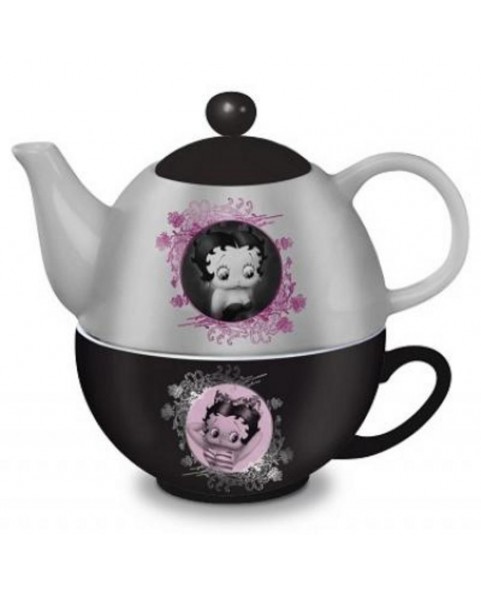 Théière égoïste avec tasse
