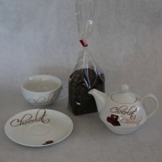 Coffret dégustation Choco-piment avec Théière égoïste