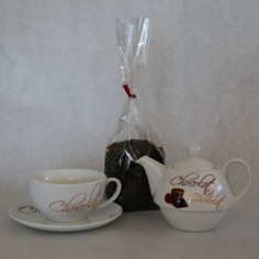 Coffret dégustation Choco-amande-poire avec Théière égoïste