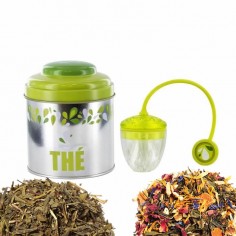 Coffret Thé vert avec boite et infuseur