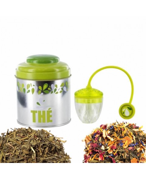 Coffret Thé vert avec boite et infuseur