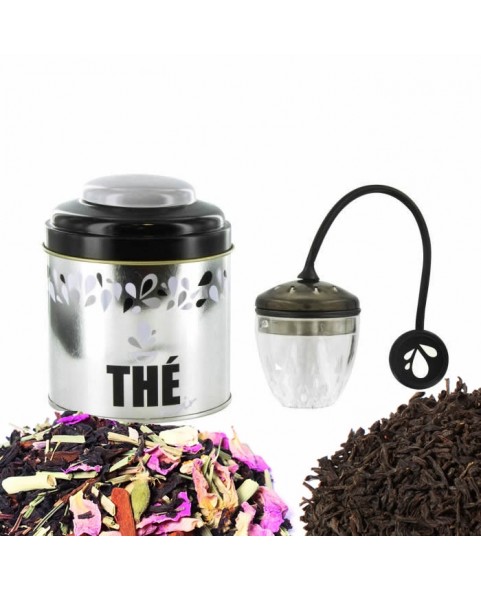 Coffret Thé noir avec boite et infuseur