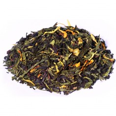 Thé vert Pêche-caramel BIO