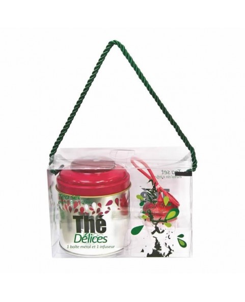 Boîte alimentaire en inox avec infuseur assorti