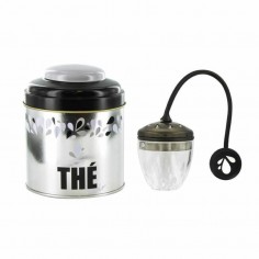 Boîte alimentaire en inox avec infuseur assorti
