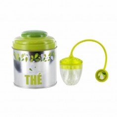 Boîte alimentaire en inox avec infuseur assorti
