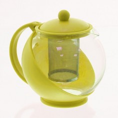 Théière avec filtre - 1,25L - Couleur au choix