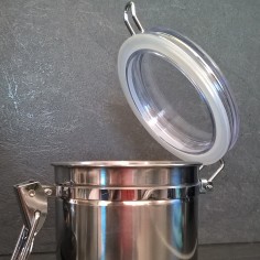 Boîte alimentaire en inox D30cm - H12cm
