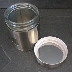 Boîte alimentaire en inox D30cm - H12cm