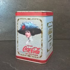 Boîte alimentaire vinte Coca-cola H12cm