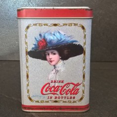 Boîte alimentaire vinte Coca-cola H12cm