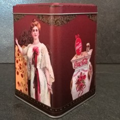 Boîte alimentaire vinte Coca-cola H12cm