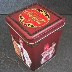 Boîte alimentaire vinte Coca-cola H12cm