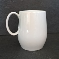 Mug YAKA blanc Véritable porcelaine de limoges