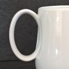 Mug YAKA blanc Véritable porcelaine de limoges