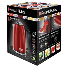 Boulloire Russell Hobbs rouge 2400W 1,7 L