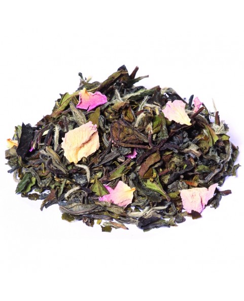 Thé Blanc Groseille-framboise-rose BIO
